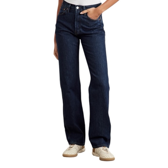 RE/DONE - NWT 90s Loose High Rise Straight Jeans Sz 29 - Picture 1 of 9